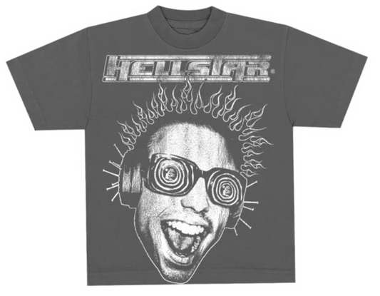 Hellstar Studios Rage Short Sleeve Tee Shirt Black