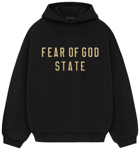 (FW24) Fear of God Essentials Fleece Hoodie Black